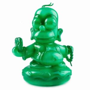 Homer Buddha Jade by Kidrobot