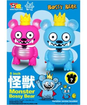 Bossy Bear Kaiju : BLUE with expression