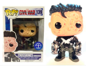 Funko Pop! Captain america Civil War - Crossbones (unmasked) Bobble Head #139