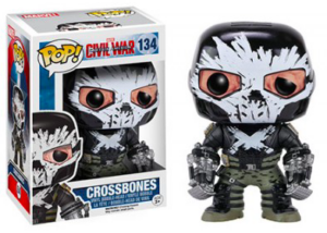 Funko Pop! Captain america Civil War - Crossbones (Battle Damage) Bobble Head #140
