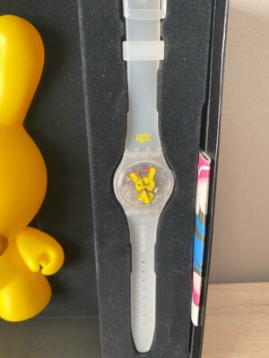 Kidrobot x Swatch - Tennis Pro Dunny & Watch by Frank Kozik (Limited Edition) - Image 4