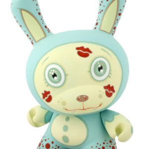 Dunny Teal Bubble Yucky 8 inch signed by Tara McPherson