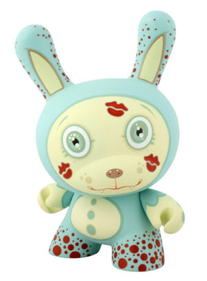 Dunny Teal Bubble Yucky 8 inch signed by Tara McPherson