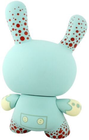 Dunny Teal Bubble Yucky 8 inch signed by Tara McPherson - Image 4
