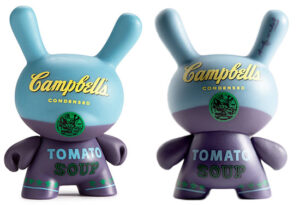 Dunny 3" Blue Campbell's - Andy Warhol Series (3/40)