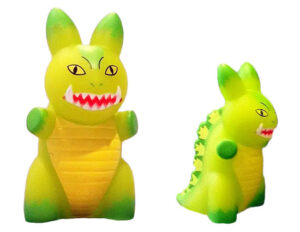 Lore of the Labbit Series - Green Kaiju Labbit (3/50) - Image 2
