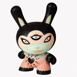 Dunny 20 inch Black Heart Of Gold (Pink) - Tara McPherson - Image 2